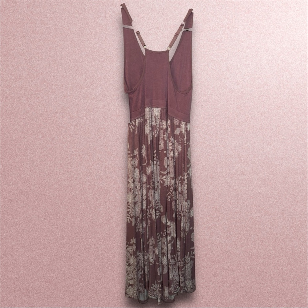 Gilligan & O'Malley Plum Floral Maxi Dress - Picture 5 of 5